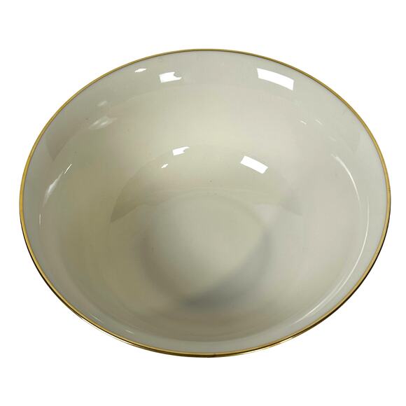 Lenox Winter Greetings McClung 9" Scenic Serving Bowl Gold Rim Cardinal Bird-New - Picture 6 of 8